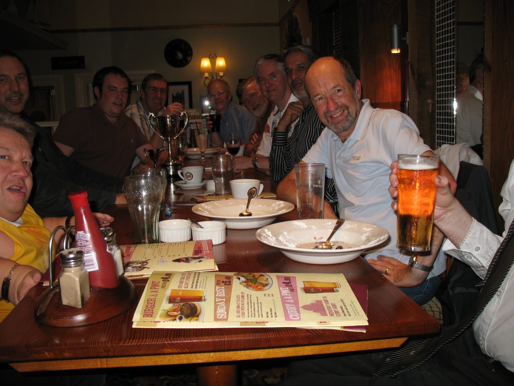 Group photo at the 2008 Summer Tournament Dinner