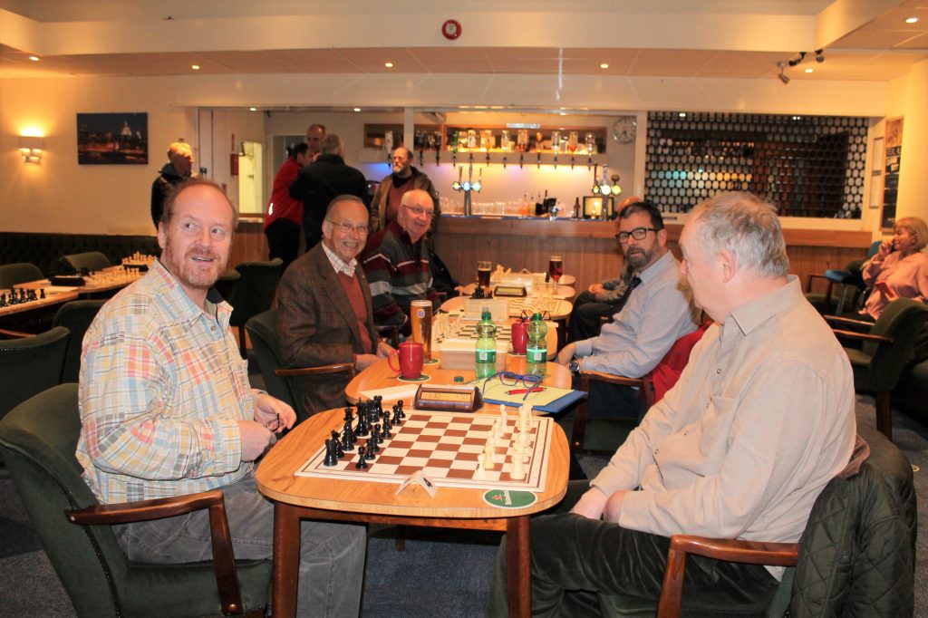 The Division 5 Cup Final 2019: Ringwood C on the left of the boards, Chandler's Ford D on the right