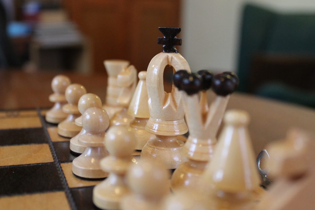 Wooden chess set