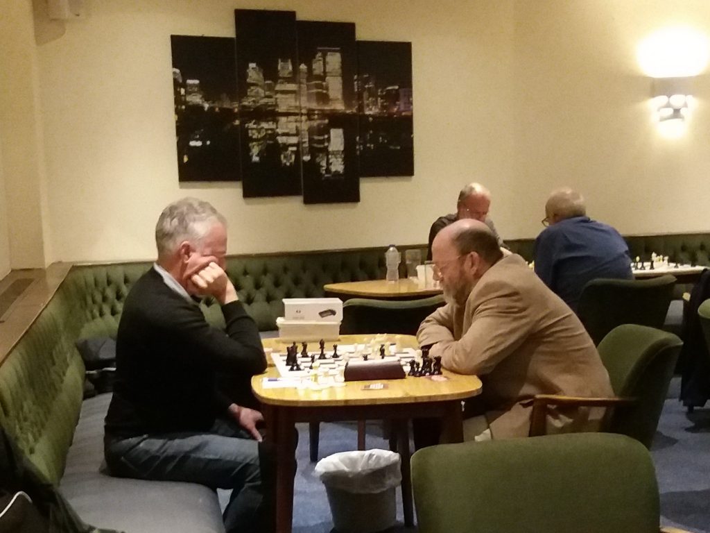 Phil Overton and Peter Przybycin in Round 4 of the Summer Tournament 2019