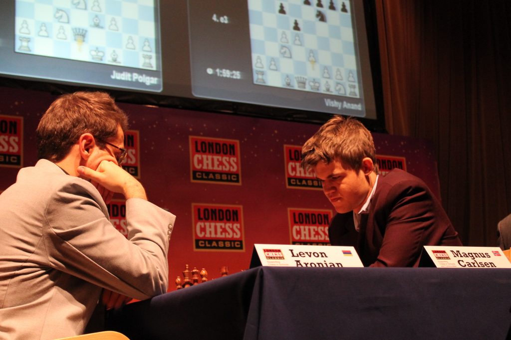 Levon Aronian vs Magnus Carlsen, London Classic 2012