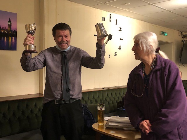 Malcolm Clarke receives League and Club Awards at SCL EGM 13 October 2021