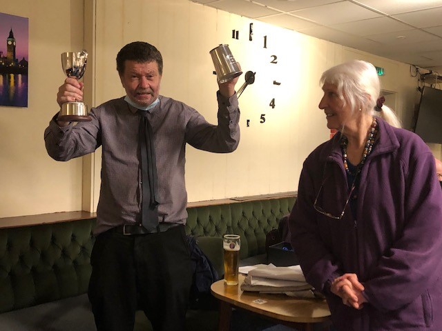Malcolm Clarke receives League and Club Awards at SCL EGM 13 October 2021