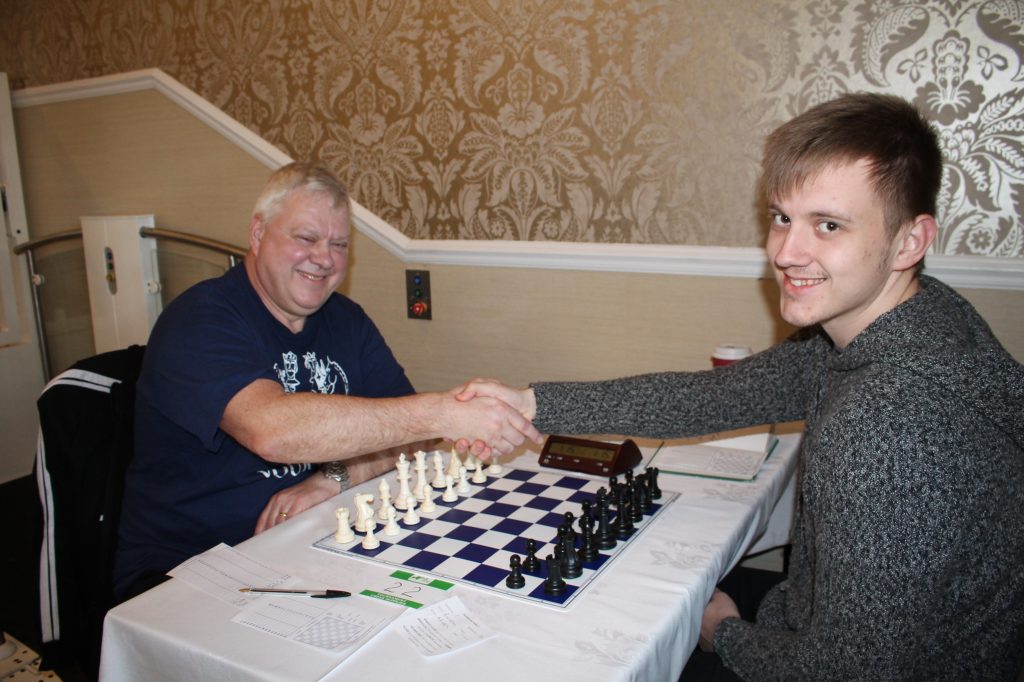 Father v son Richard v Adam Ursell at Fareham Congress 20 March 2022