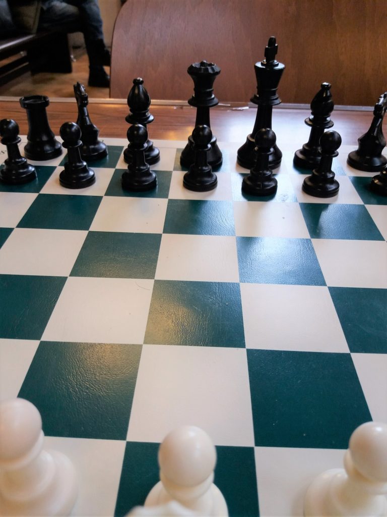 plastic chess set